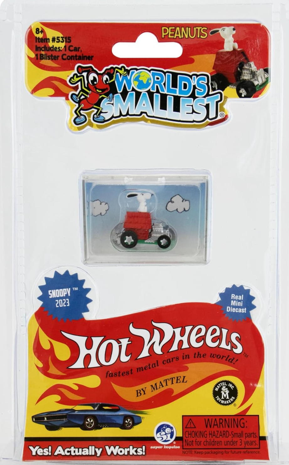 World's Smallest Hot Wheels  - Snoopy